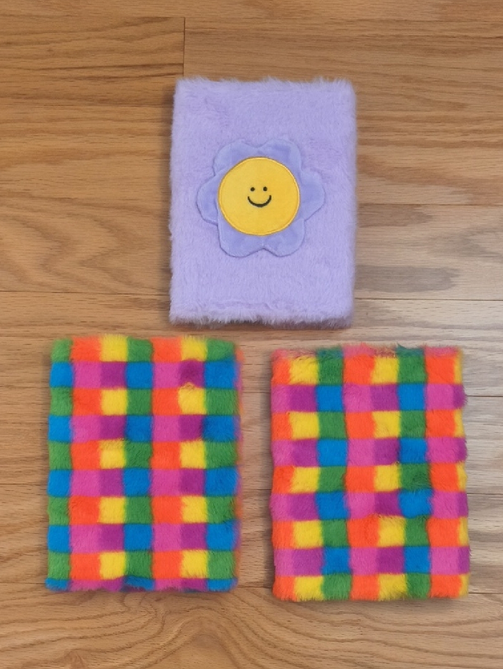 Lena + Liam Fuzzy Notebooks Set Of 3 NWT